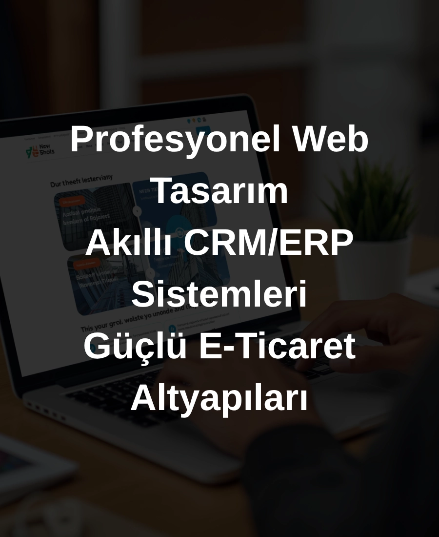 CHOKQU anasayfasinda kurumsal dijital deneyimi temsil eden gorsel